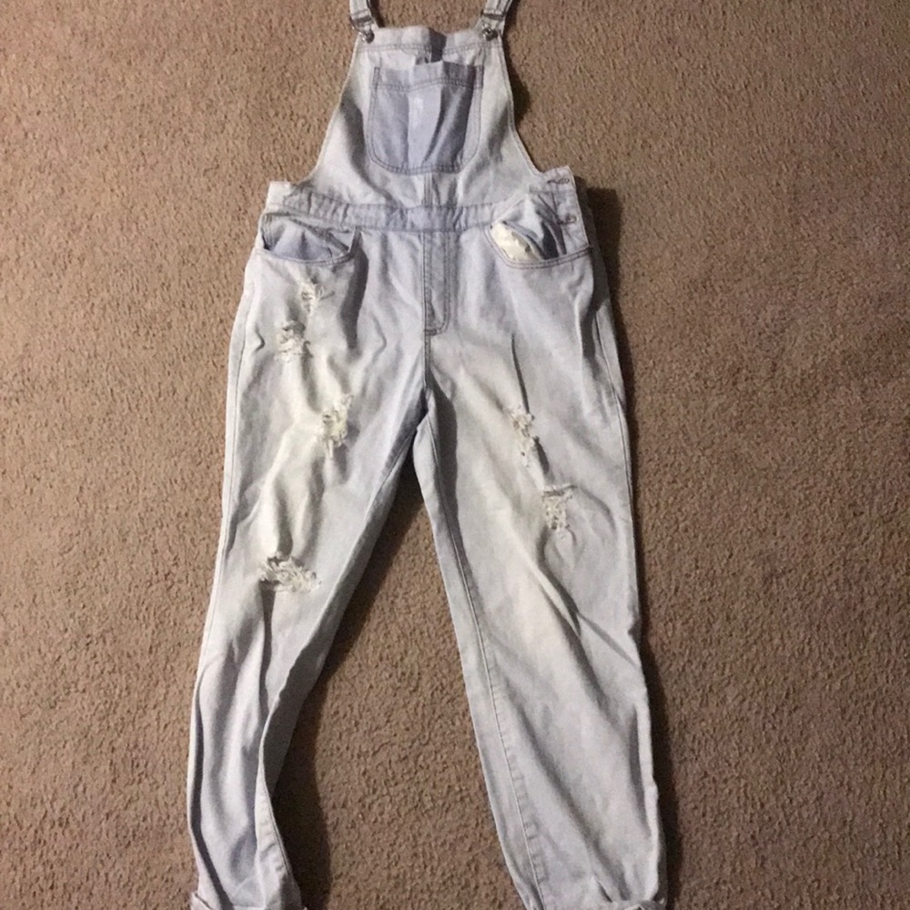 Distressed Overalls